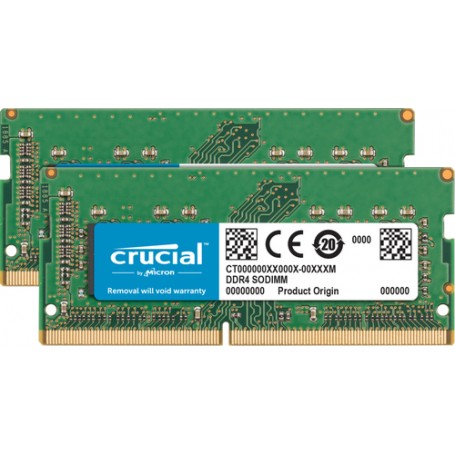 Crucial CT2K32G4S266M memoria 64 GB 2 x 32 GB DDR4 2666 MHz (CT2K32G4S266M)