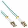 InLine LC/LC, 25 m cavo a fibre ottiche 2x LC Turchese, Colore acqua (88525O)