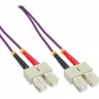 InLine 15m SC/SC cavo a fibre ottiche Porpora (83515P)
