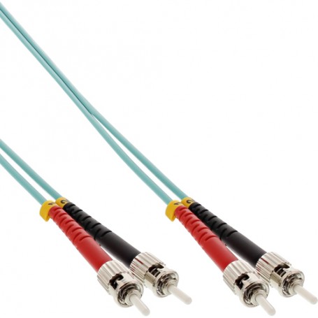 InLine 25m ST/ST OM3 cavo a fibre ottiche Turchese, Colore acqua (81525O)