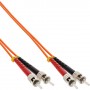 InLine ST/ST, 25 m cavo a fibre ottiche 2x ST Arancione (81525)