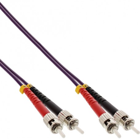 InLine ST/ST, 15 m cavo a fibre ottiche 2x ST Porpora (81515P)