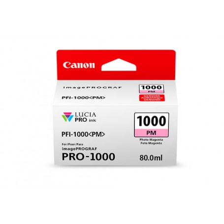 Canon PFI-1000 PM cartuccia d'inchiostro Originale Magenta per foto (0551C001)