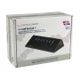 LC-Power USB Hub USB 3.2 Gen 1 (3.1 Gen 1) Type-A 5000 Mbit/s Nero (LC-HUB-ALU-2B-7)