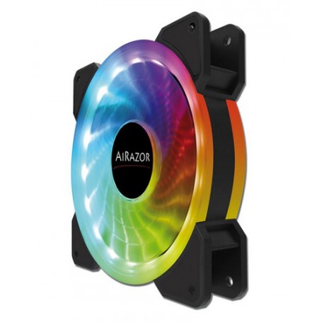 LC-Power AiRazor Case per computer Ventilatore 12 cm Nero, Bianco (LC-CF-120-PRO-RGB)
