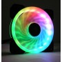 LC-Power AiRazor Case per computer Ventilatore 12 cm Nero, Bianco (LC-CF-120-PRO-RGB)
