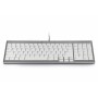 BakkerElkhuizen UltraBoard 960 tastiera USB QWERTZ Tedesco Grigio, Bianco (BNEU960SCDE)