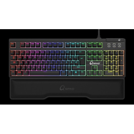 QPAD MK75 tastiera USB QWERTZ Tedesco Nero (9J.P7Q81.K0G)