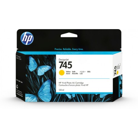 HP 745 130-ml DesignJet Yellow Ink Cartridge cartuccia d'inchiostro 1 pz Originale Resa standard (F9J96A)