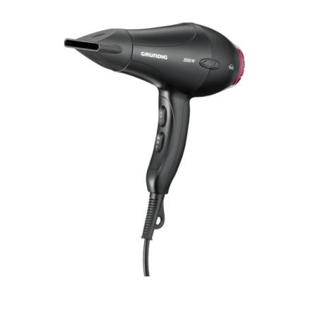 Grundig GMS0610 asciuga capelli 2000 W Nero, Rosso (GMS0610)