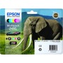 Epson Elephant C13T24384010 cartuccia d'inchiostro 1 pz Originale Nero, Ciano, Ciano chiaro, Magenta chiaro, Mage (C13T24384010)