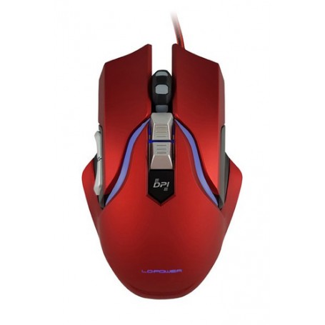 LC-Power m715R mouse Mano destra USB tipo A Ottico 4000 DPI (LC-M715R)