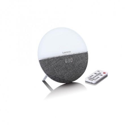 Lenco CRW-4 Orologio Digitale Grigio, Bianco (CRW-4 Grey)