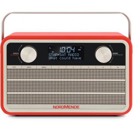 TechniSat Transita 120 Portatile Digitale Beige, Rosso (78-3001-00)