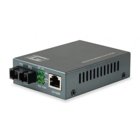 LevelOne FVT-1102 convertitore multimediale di rete 100 Mbit/s 1310 nm Modalità singola Nero (FVT-1102)