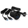 ICY BOX IB-HUB2201 USB 3.2 Gen 1 (3.1 Gen 1) Type-A 5000 Mbit/s Nero (60365)