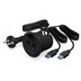 ICY BOX IB-HUB2201 USB 3.2 Gen 1 (3.1 Gen 1) Type-A 5000 Mbit/s Nero (60365)