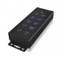 ICY BOX IB-HUB1703-QC3 USB 3.2 Gen 1 (3.1 Gen 1) Type-B 5000 Mbit/s Nero (60362)