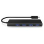 ICY BOX IB-HUB1410-C3 USB 3.2 Gen 1 (3.1 Gen 1) Type-C 5000 Mbit/s Nero (60274)