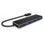 ICY BOX IB-HUB1410-C3 USB 3.2 Gen 1 (3.1 Gen 1) Type-C 5000 Mbit/s Nero (60274)
