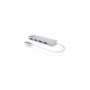 ICY BOX IB-HUB1425-C3 USB 3.2 Gen 1 (3.1 Gen 1) Type-C 5000 Mbit/s Argento (60437)