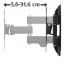 Hama 00118101 Supporto TV a parete 121,9 cm (48") Nero (118101)