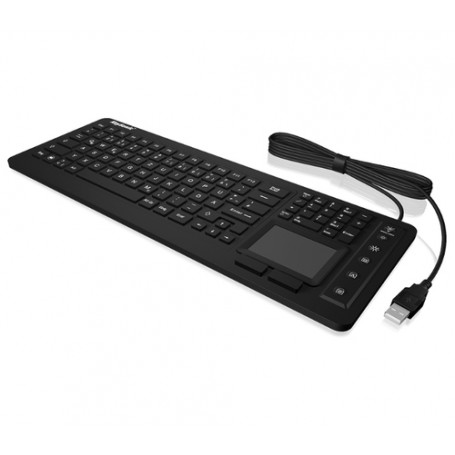 KeySonic KSK-6231INEL tastiera USB QWERTZ US International Nero (KSK-6231 INEL (US))