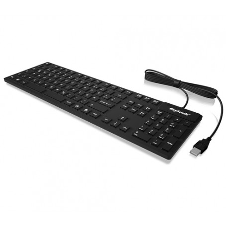 KeySonic KSK-8030IN tastiera USB QWERTY US International Nero (KSK-8030 IN (US))