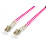 Equip 255519 cavo a fibre ottiche 0,5 m LC OM4 Viola (255519)