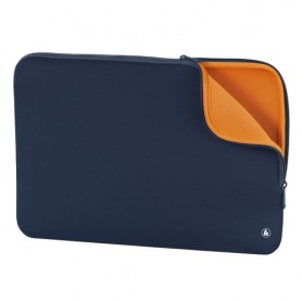 Hama Neoprene borsa per notebook 35,8 cm (14.1") Custodia a tasca Blu, Arancione (00216514)