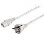 Hama Universal Mains Lead, 5 m, white Bianco (00044242)
