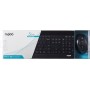 Rapoo 8900P tastiera RF Wireless QWERTZ Tedesco Nero (12116)