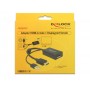 DeLOCK 0.245m HDMI+USB2.0-A/DisplayPort 0,254 m HDMI + USB Nero (62667)