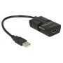 DeLOCK 62588 cavo USB 0,15 m USB A Nero (62588)
