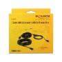 DeLOCK 20m, USB2.0-A - USB2.0-B cavo USB USB A USB B Nero (83557)