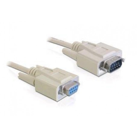DeLOCK RS-232, 10m cavo seriale Beige DB-9 (82979)
