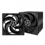 ARCTIC P14 PWM PST Value Pack Case per computer Ventilatore 14 cm Nero 5 pz (ACFAN00138A)