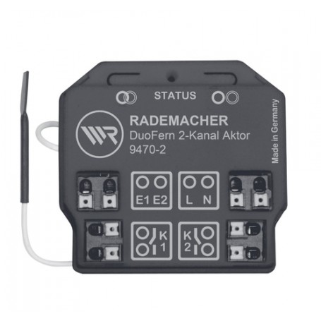 RADEMACHER DuoFern Montato a filo Attuatore di commutazione 2 canali (35140262)