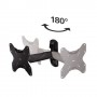Hama 00118664 Supporto TV a parete 119,4 cm (47") Nero (118664)