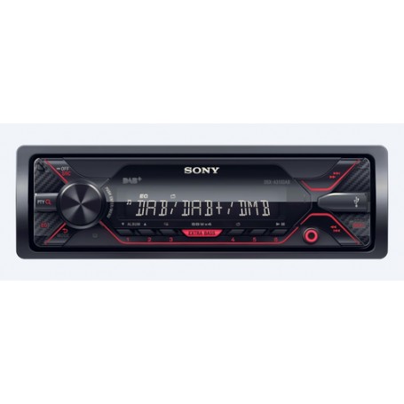 Sony DSX-A310DAB Nero, Rosso 220 W (DSXA310DAB.EUR)