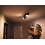 Philips Hue White and Color ambiance 5061030P7 Faretto luminoso intelligente 11 W Nero Bluetooth/Zigbee (50610/30/P7)
