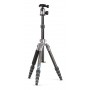 Cullmann Mundo 522TC treppiede Fotocamere digitali/film 3 gamba/gambe Nero, Argento (55456)