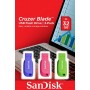 SanDisk Cruzer Blade 3x 32GB unità flash USB USB tipo A 2.0 Blu, Verde, Rosa (SDCZ50C-032G-B46T)