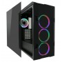 LC-Power 998B Midi Tower Nero, Trasparente (LC-998B-ON)