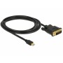 DeLOCK 83989 cavo e adattatore video 2 m Mini DisplayPort DVI-D Nero (83989)