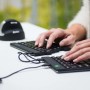 R-Go Tools RGOSP-USWIBL tastiera USB Inglese US (RGOSP-USWIBL)