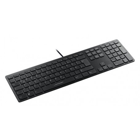 LC-Power LC-KEY-5B-ALU tastiera USB QWERTZ Tedesco Nero (LC-KEY-5B-ALU)