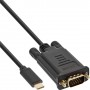 InLine 64141 cavo e adattatore video USB tipo-C VGA (D-Sub) (64141)
