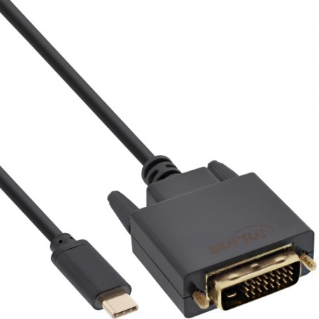 InLine 64131 cavo e adattatore video USB tipo-C DVI-D (64131)