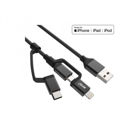 InLine 31415S cavo USB 1,5 m USB 2.0 USB A Micro-USB B Nero (31415S)